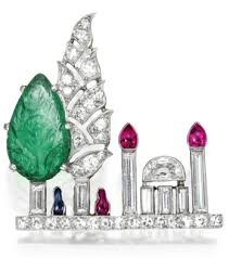 Persian scene pin