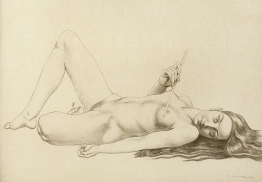 Raphael Delorme Nude Drawing