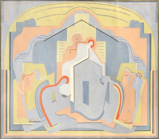 Albert Gleizes Art Deco Cubist Pochoir