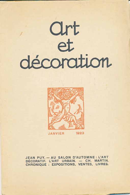 ART ET DECORATION  1923