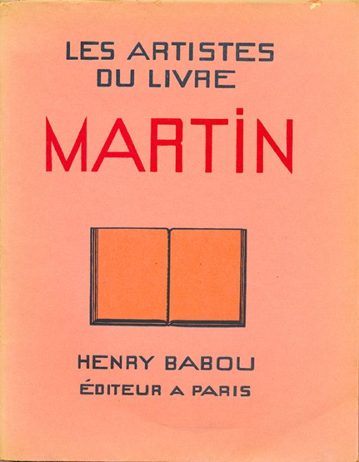 Les Artistes Du Livre   Martin