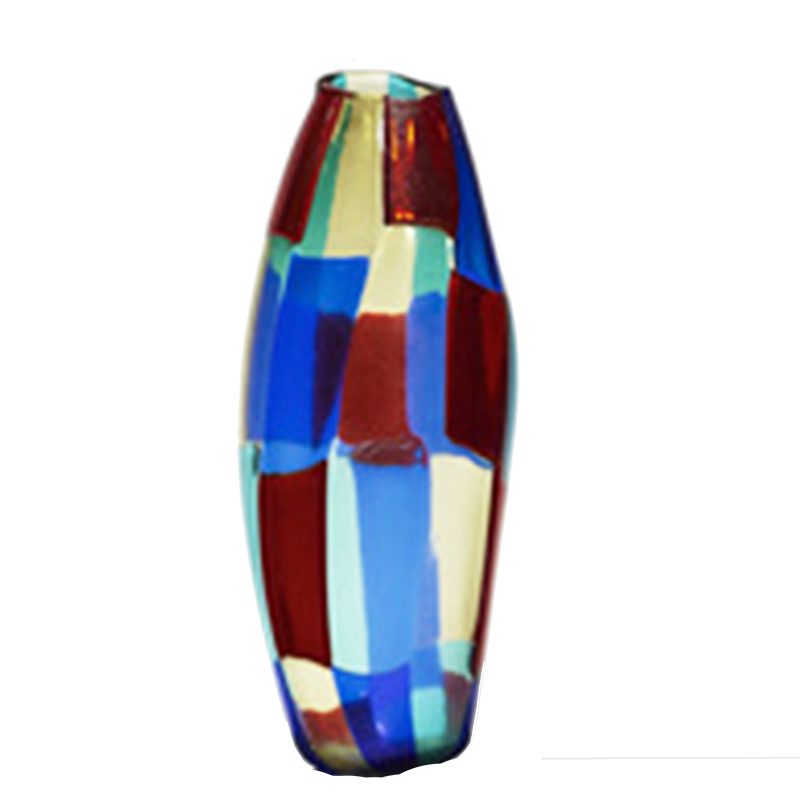 Fulvio Bianconi for Venini Rare Pezzato Vase