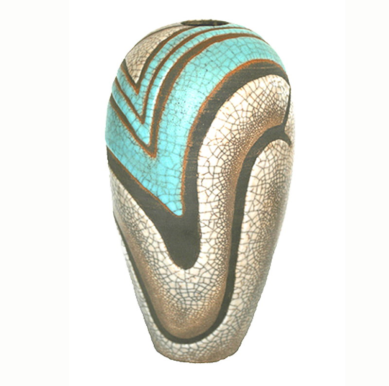 Doris/Buthaud French Art Deco Ceramic Vase