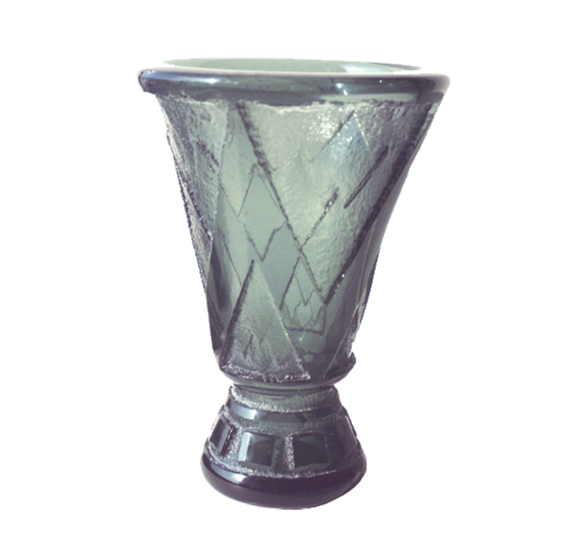 Daum Nancy Art Deco Glass Vase