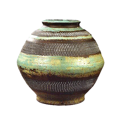 Jean Besnard French Art Deco Ceramic Vase