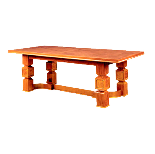 Lucien Rollin French Art Deco Dining Table