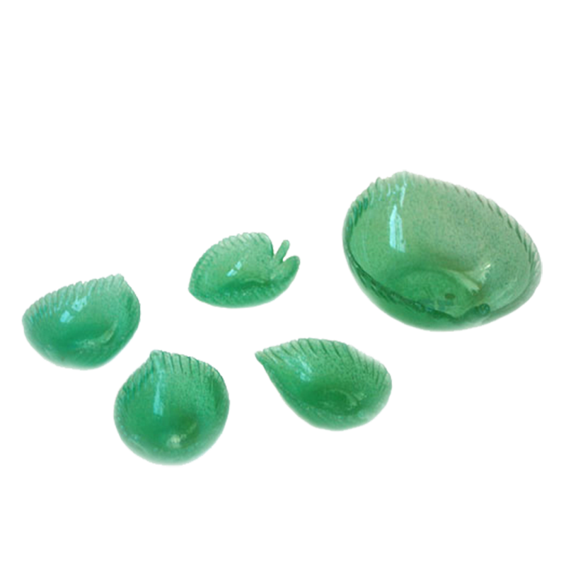 Carlo Scarpa Glass Leaf Table Ornaments