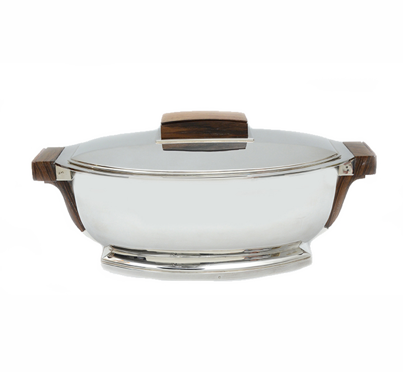Jean Tetard Art Deco Silver Legumier