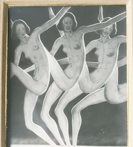 Frantisek Drtikol Poupees Au Cercle Vintage Silver Print