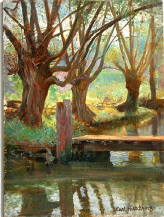 Carl Hirschberg On the Whippany River, Morristown, N.J.