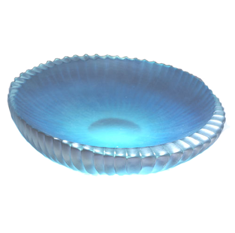 Venini Carved Glass Bowl