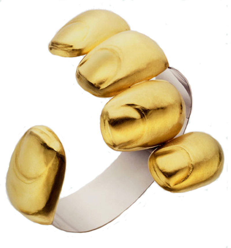 Bruno Martinazzi Gold Hand Bracelet