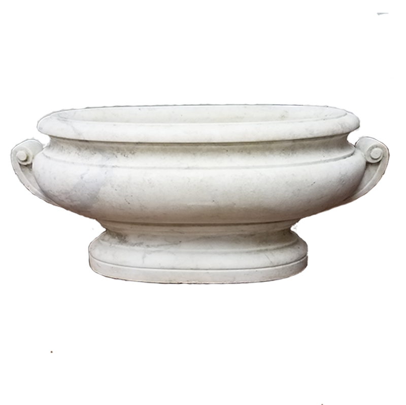 Antique Carved Stone Planter