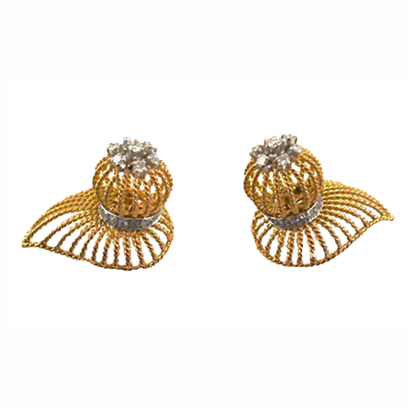 Mauboussin, Paris Gold and Diamond Earrings