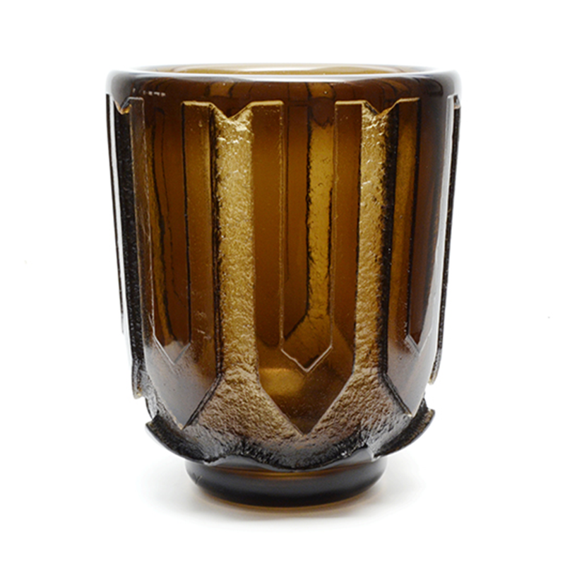 Daum Nancy French Art Deco Glass Vase