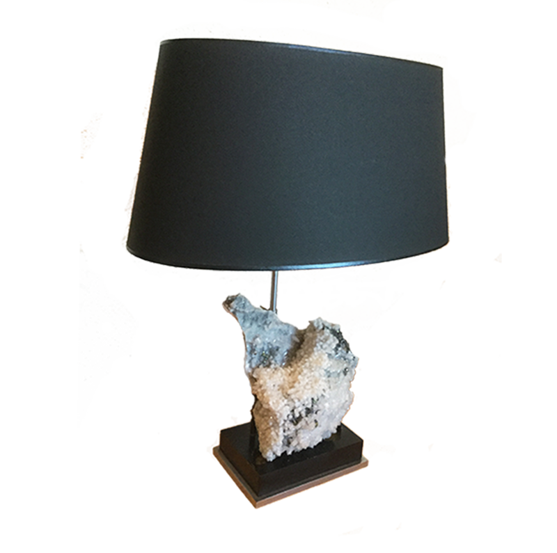 French Mineral Specimen Lamp