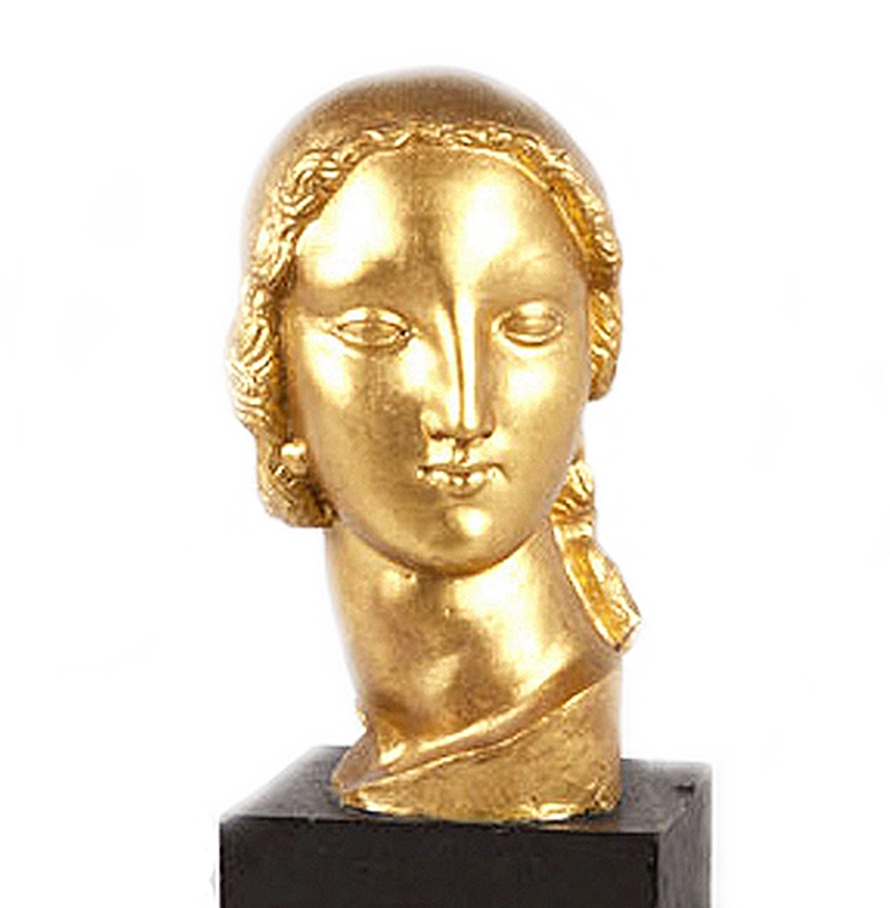 Alfred August Tete Ideale French Art Deco Sculpture
