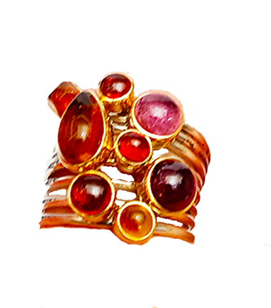 Wendy Ramshaw Set of 8 Rings