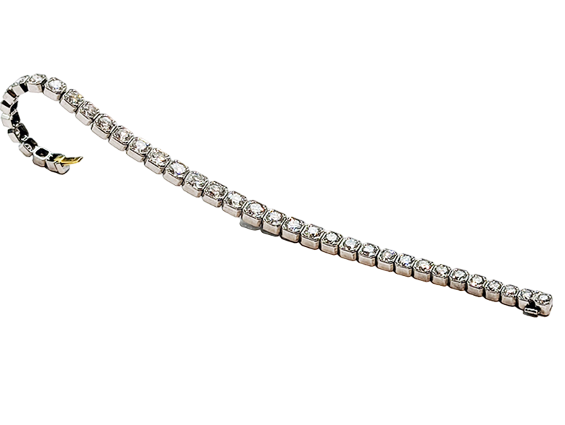 Art Deco Diamond and Platinum Line bracelet
