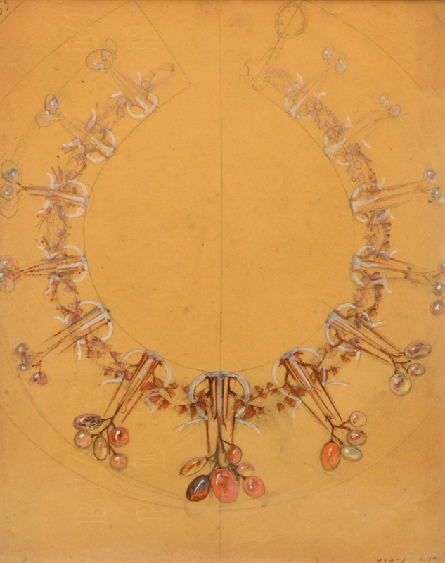 Rene Lalique Original Drawing