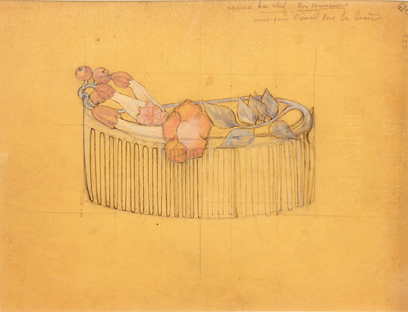 Rene Lalique Original Drawing