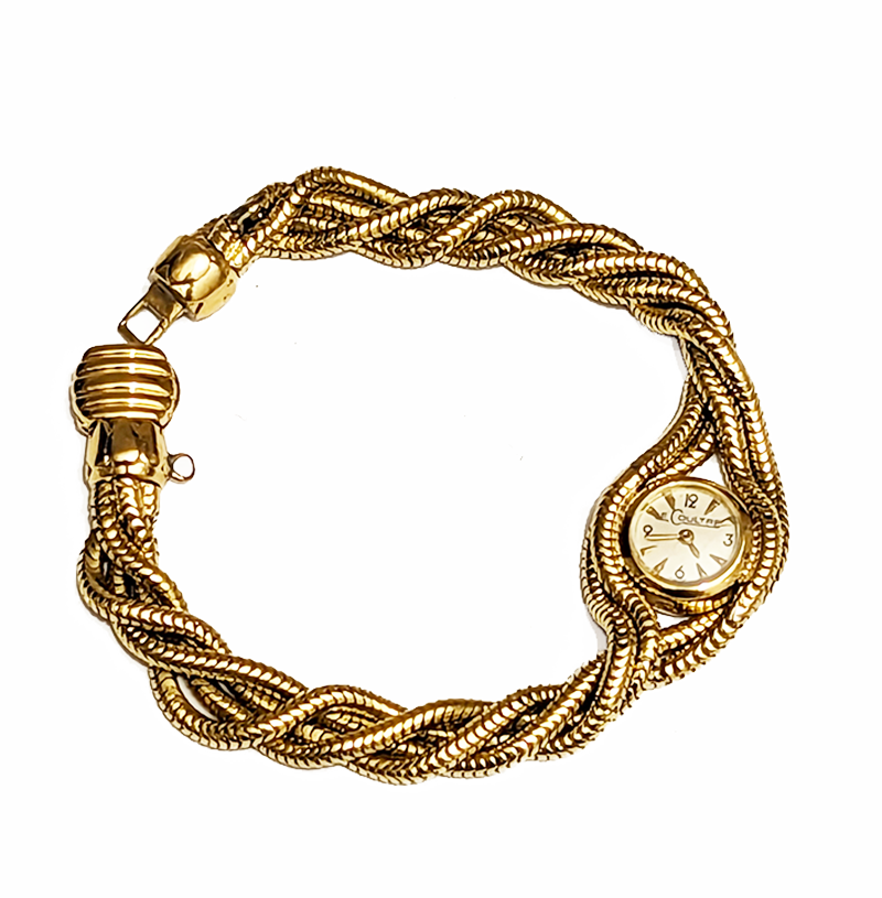 Cartier Paris Vintage 18k Gold Watch