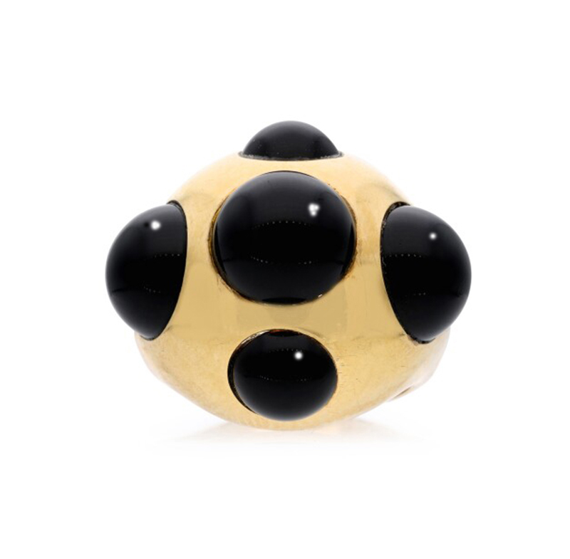 Gantz Gold and Onyx Ring