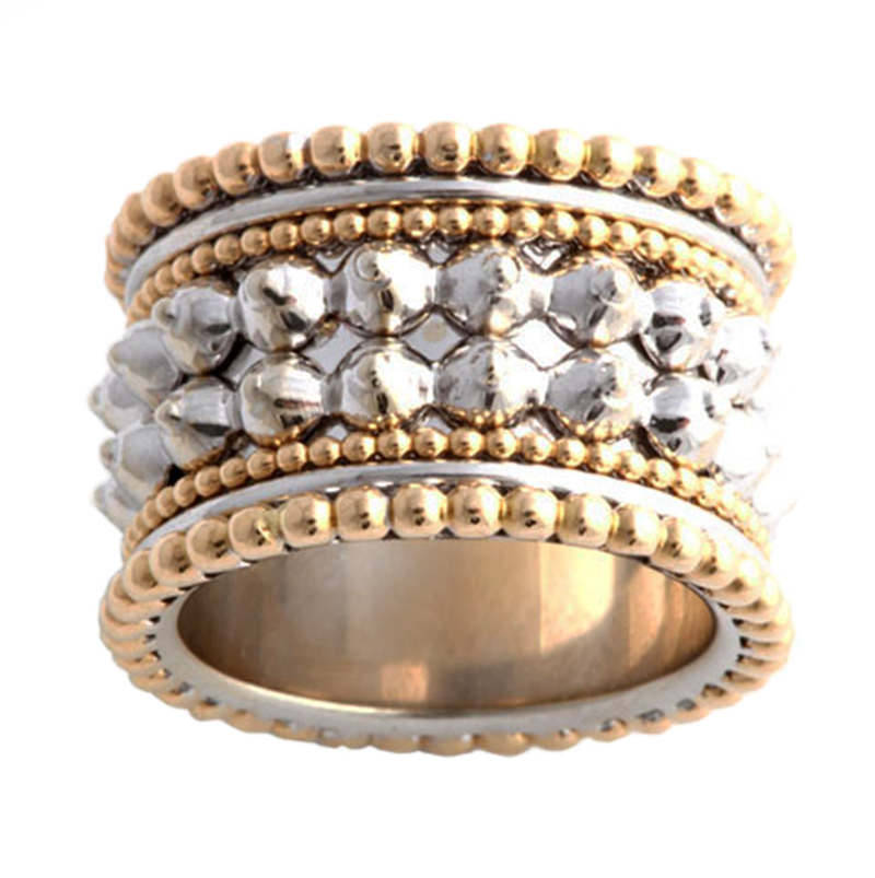 Boivin Paris White and Yellow Gold Ring