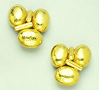 Belperron gold earrings