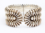 Boucheron silver bracelet - front view