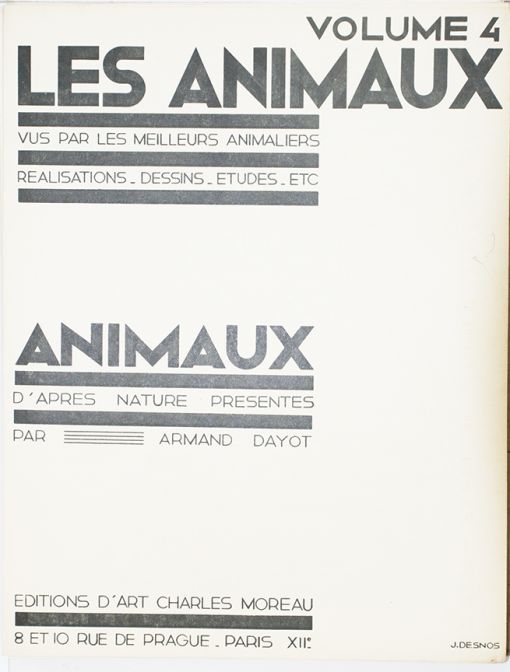 LES ANIMAUX VOLUME 4