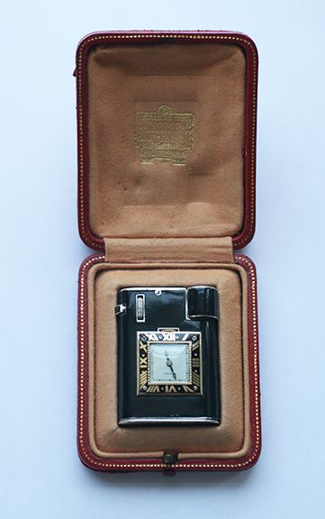 cartier clock lighter