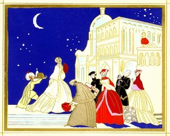 VINTAGE HAND-PAINTED FRENCH HOLIDAY CARDS