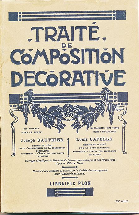 TRAITE DE COMPOSITION DECORATIVE