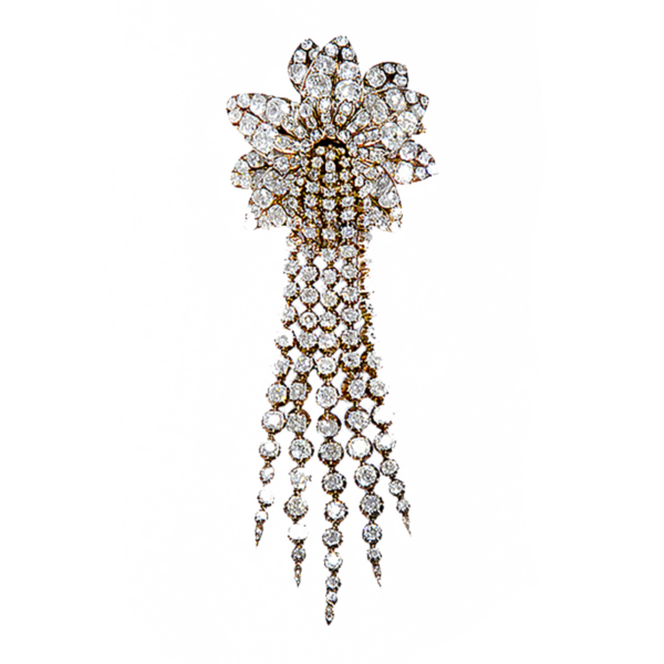 Antique diamond brooch