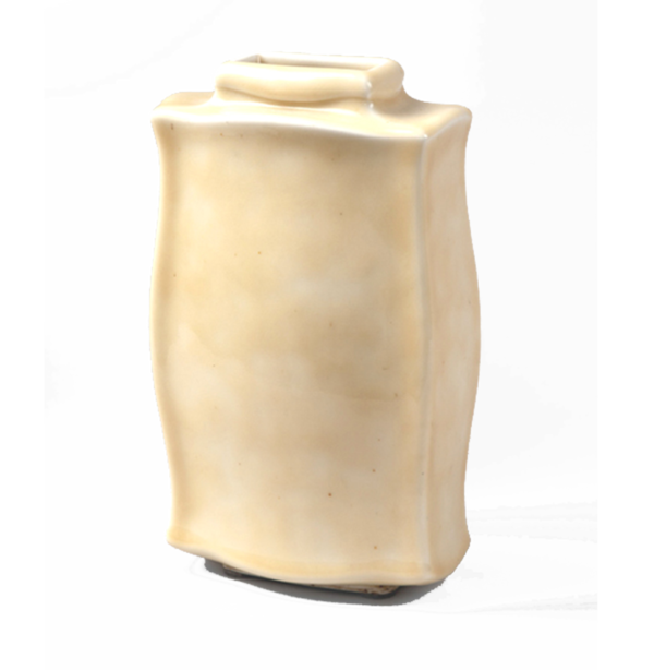 Gensoli, Japonist Cream-colored vase,