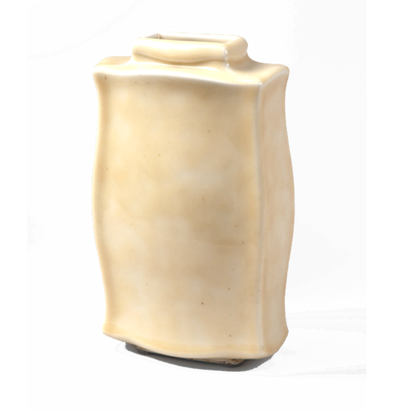 Gensoli, Japonist Cream-colored vase,