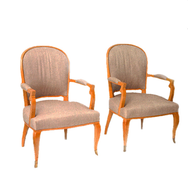 Leleu,-Jules-pair-of-chairs,-ca.-1940