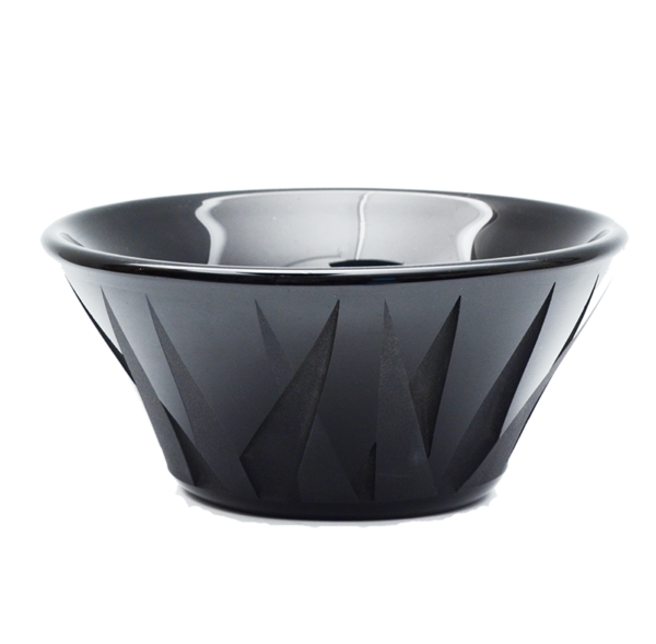 Luce black bowl