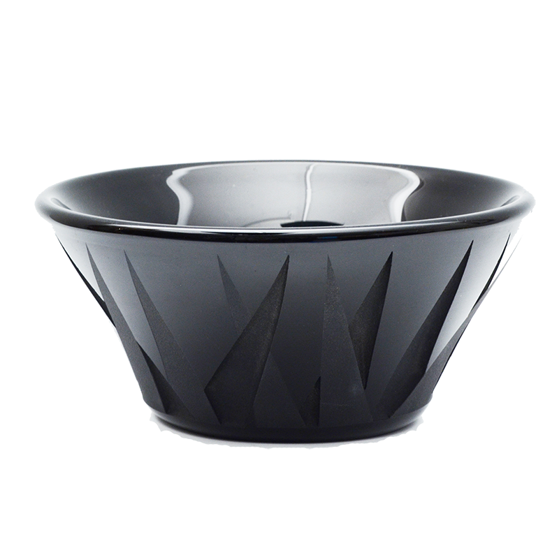 Luce black bowl