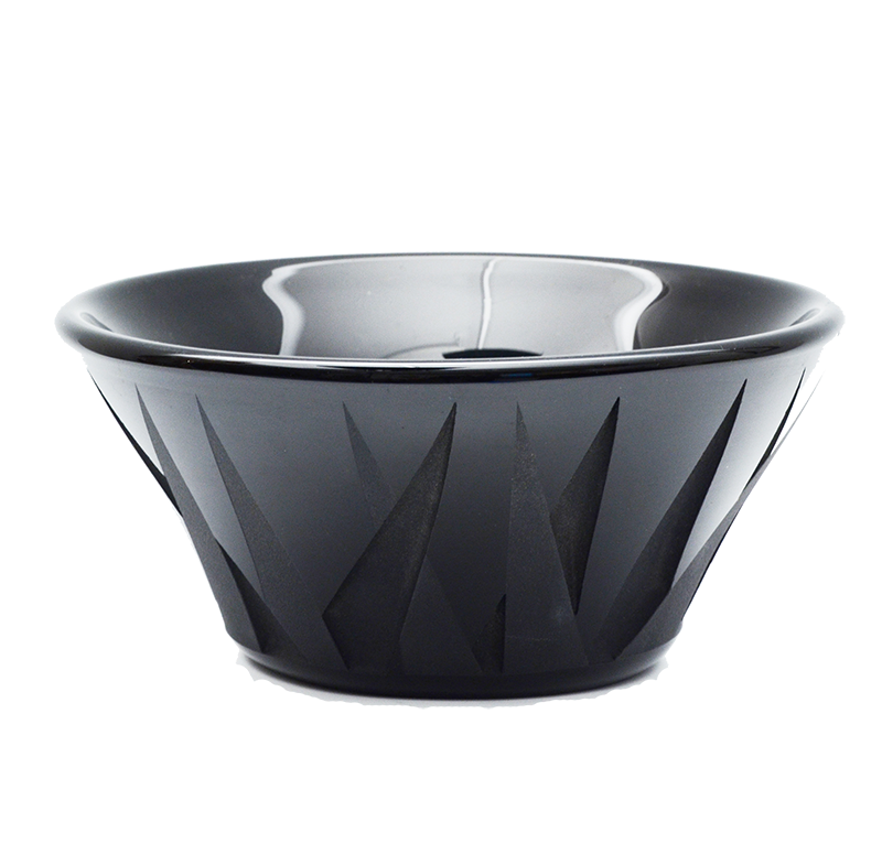 Luce black bowl