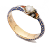 Victorian enameled serpent ring
