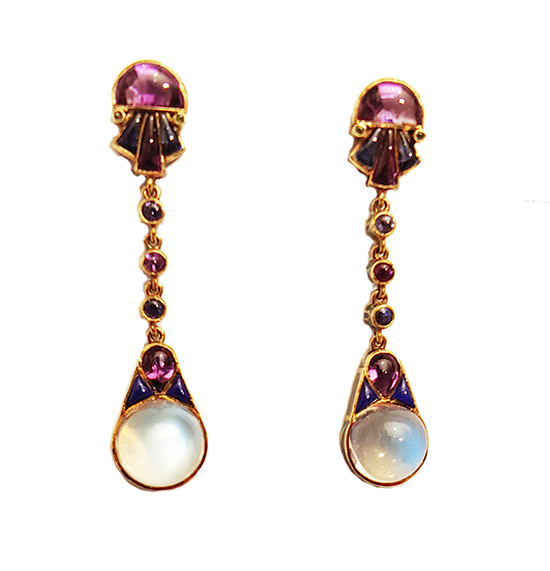 Zimmerman moonstone earrings