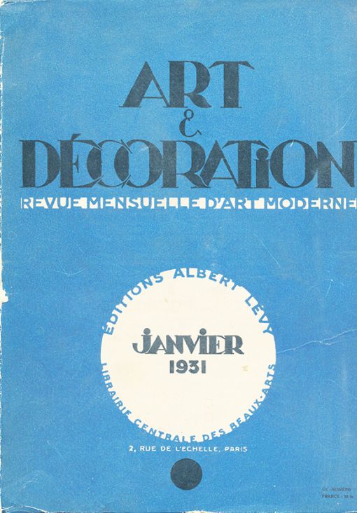 ART ET DECORATION January 1931