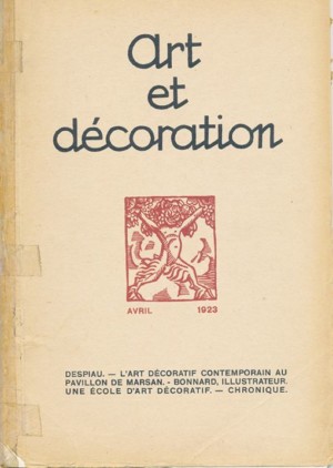 ART & DECORATION AVRIL 1923