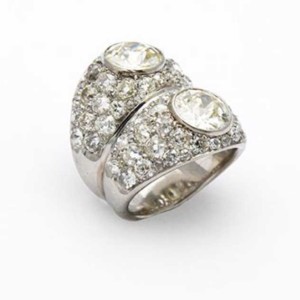 Belperron diamond ring