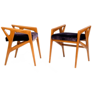 gio ponti pair of chairs