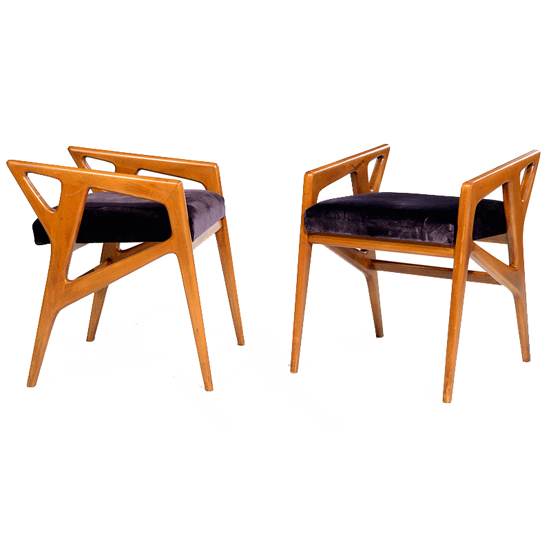 gio ponti pair of chairs