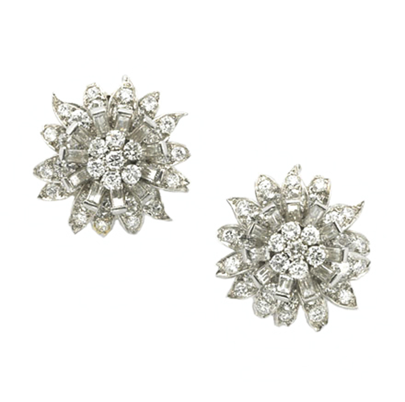 Boucheron diamond earrings