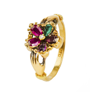 Victorian flower Regard ring